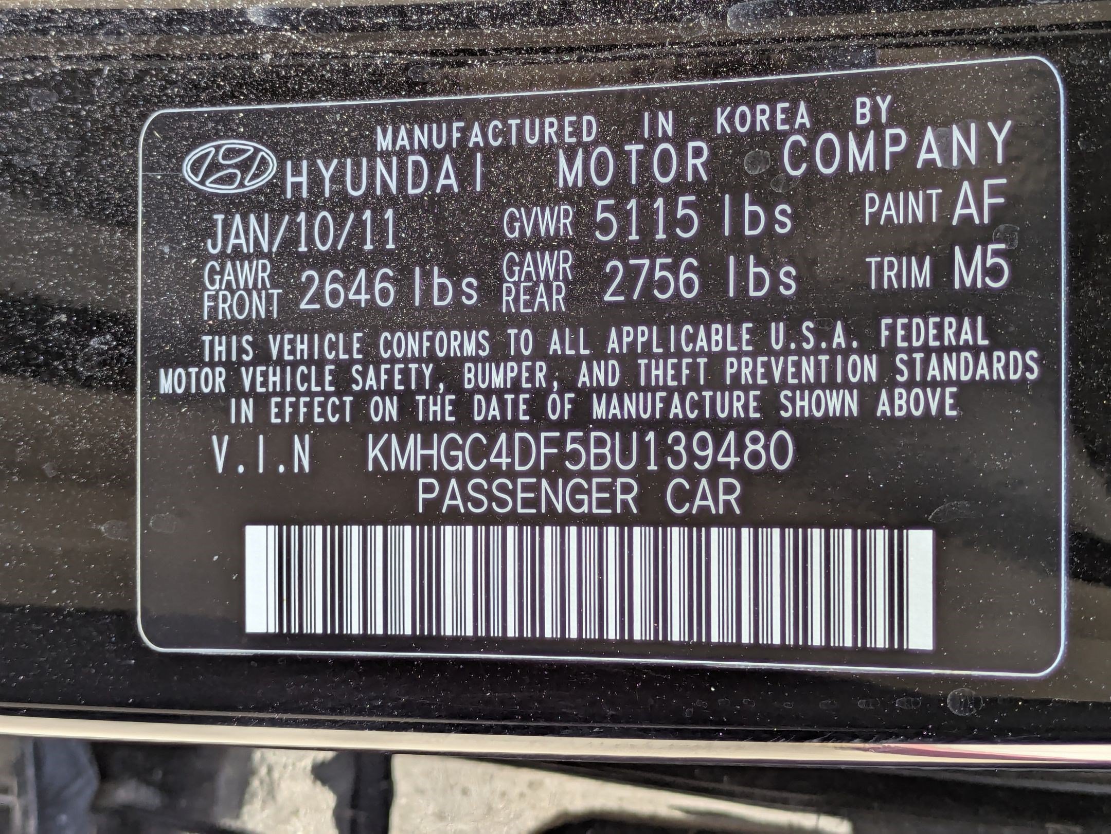 Used 2011 Hyundai Genesis 4.6 RWD image 35