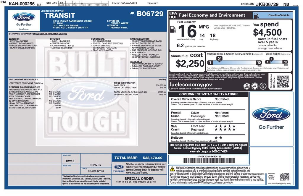 Used 2018 Ford Transit 150 XL image 32