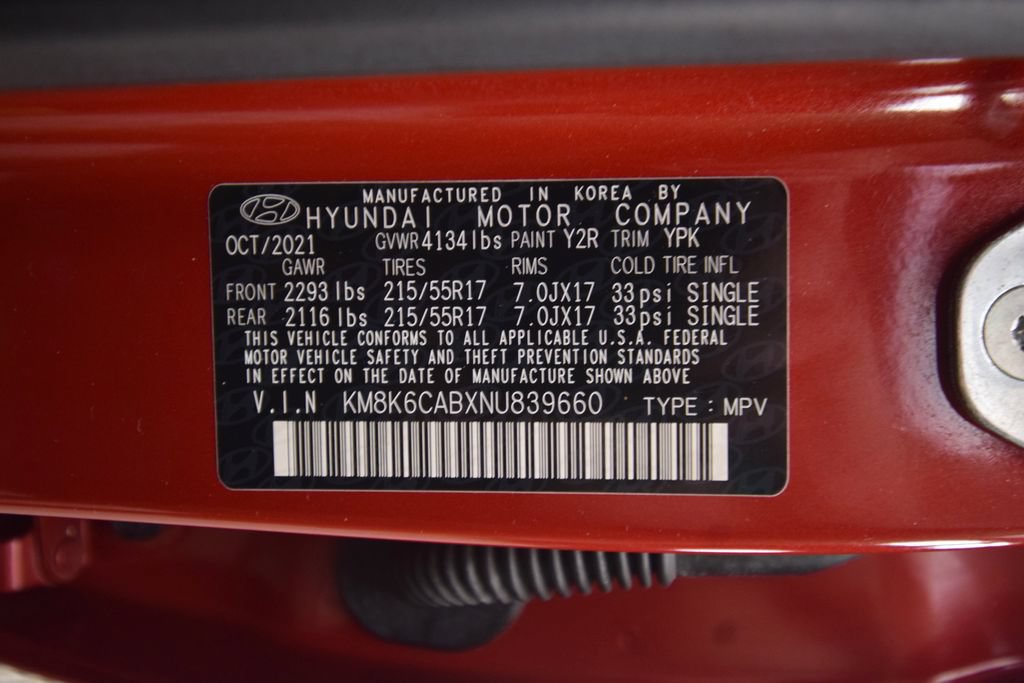 Used 2022 Hyundai Kona SEL AWD/4WD image 28