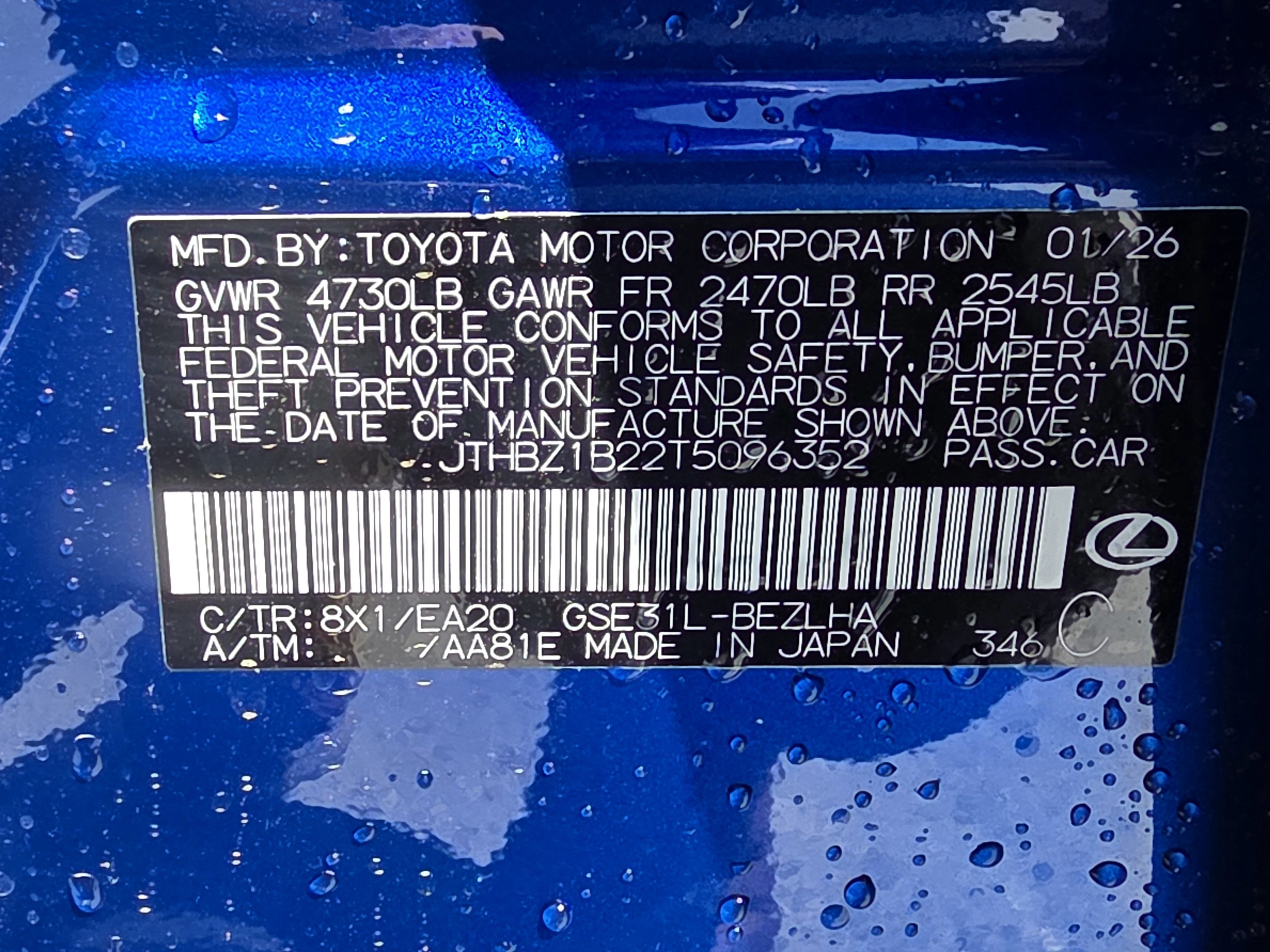 New 2026 Lexus IS 350 F Sport RWD image 30