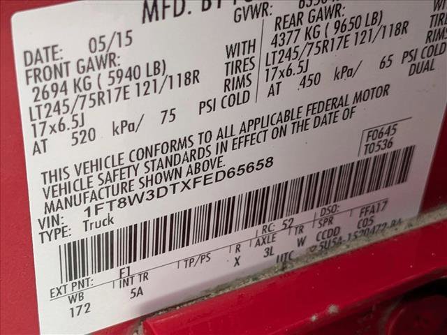 Used 2015 Ford F350 Lariat w/ Chrome Package image 18