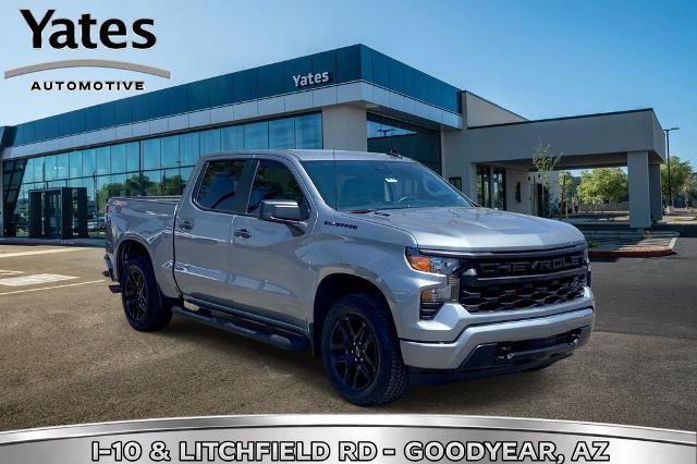 Used 2026 Chevrolet Silverado 1500 Custom w/ Turbomax Blackout Package AWD/4WD image 1