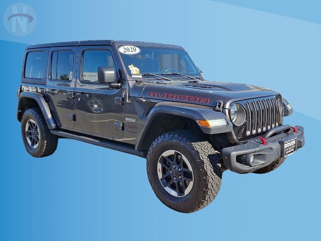 Certified 2020 Jeep Wrangler Unlimited Rubicon w/ Quick Order Package 28Y Recon AWD/4WD image 1
