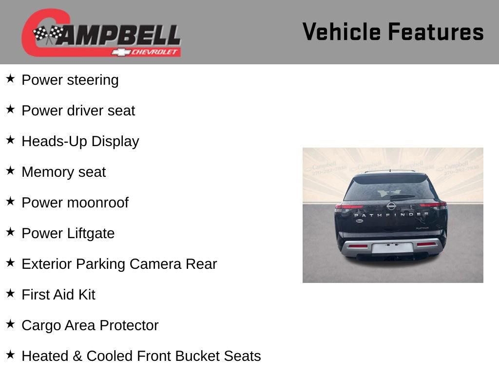 Used 2024 Nissan Pathfinder Platinum w/ Cargo Package image 10