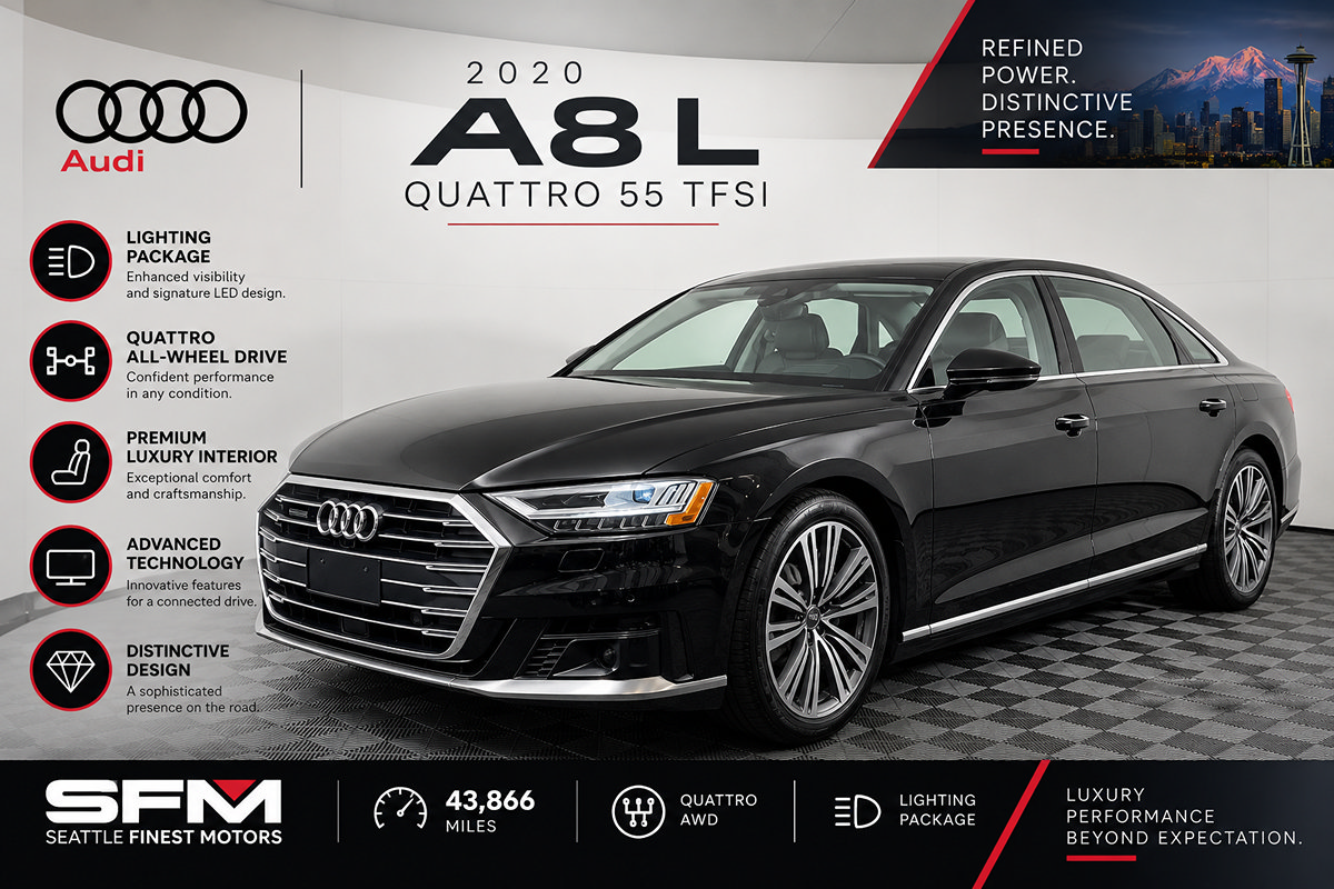 Used 2020 Audi A8 L 3.0T