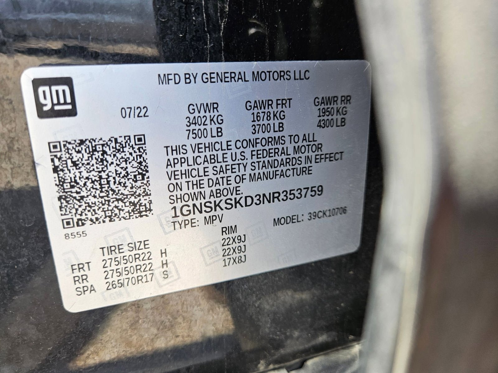Used 2022 Chevrolet Tahoe Premier AWD/4WD image 33