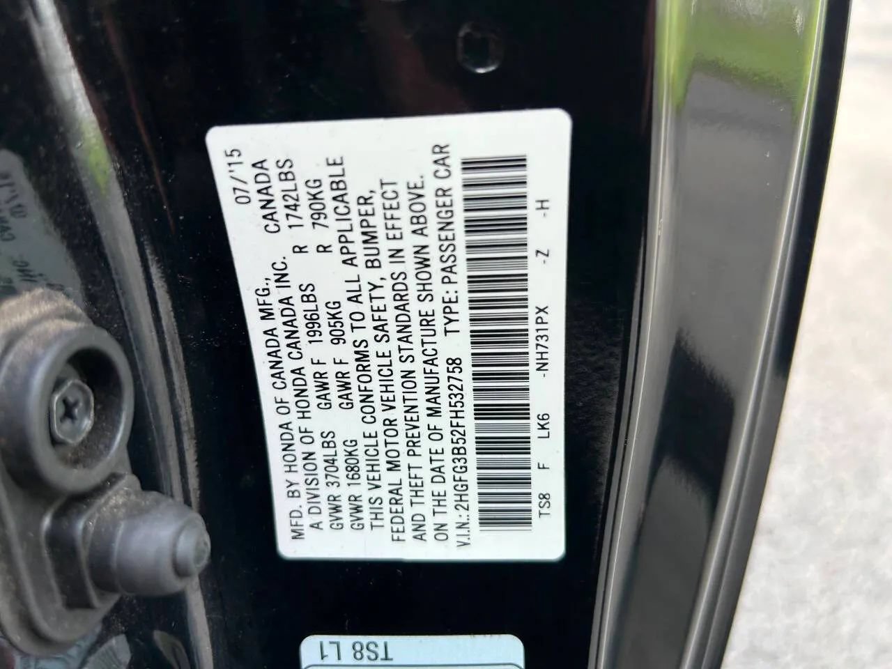 Used 2015 Honda Civic LX image 17
