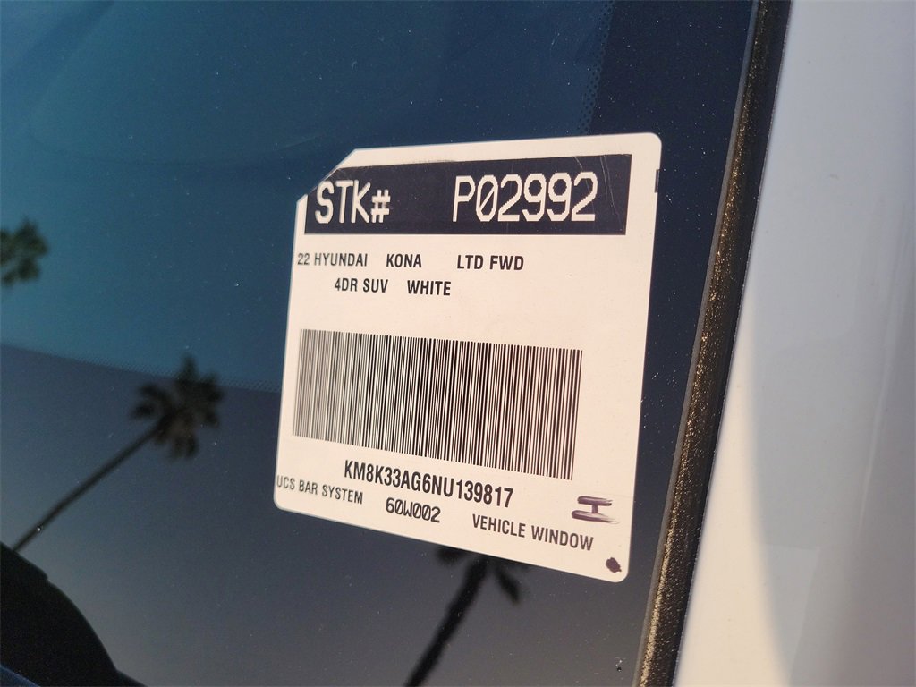 Used 2022 Hyundai Kona SEL w/ Convenience Package image 29