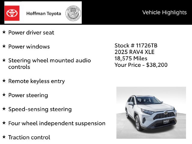 Certified 2025 Toyota RAV4 XLE w/ Convenience Package AWD/4WD image 22