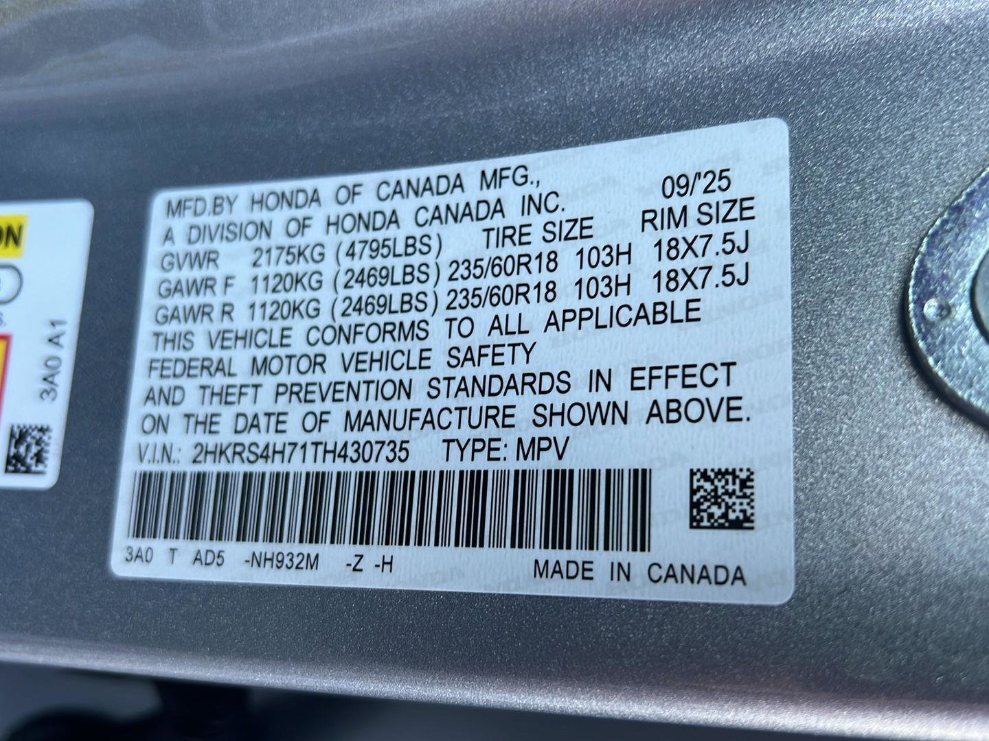 New 2026 Honda CR-V EX-L image 38