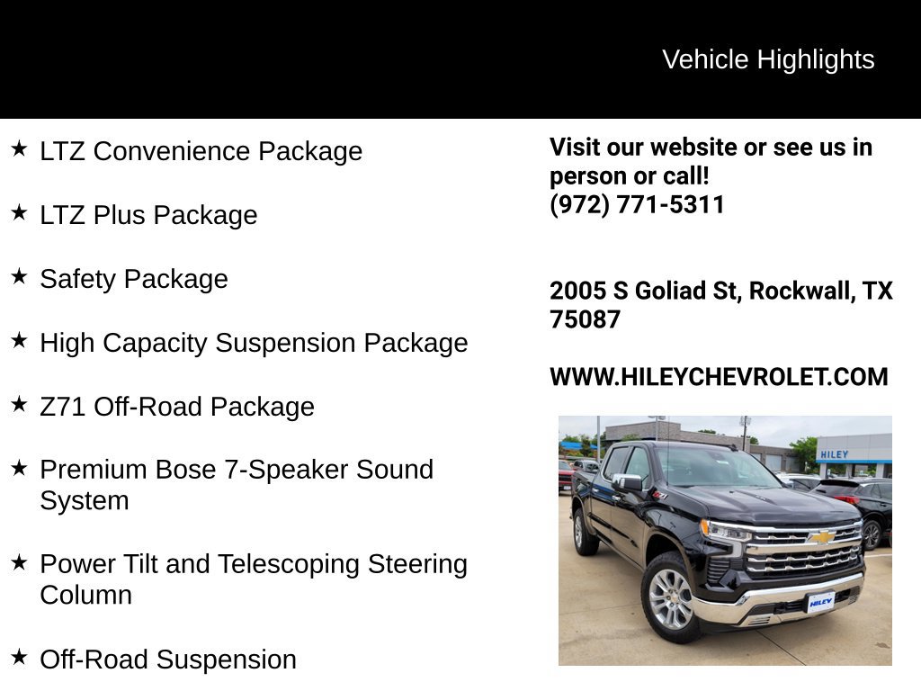 New 2026 Chevrolet Silverado 1500 LTZ w/ Z71 Off-Road Package AWD/4WD image 9