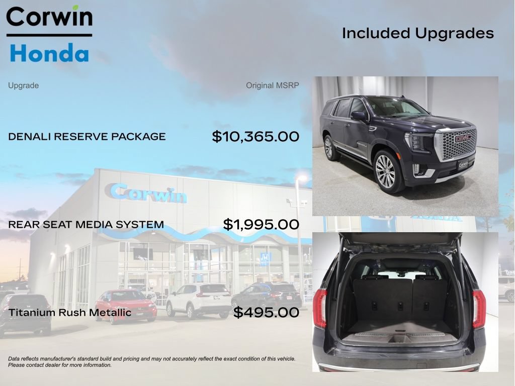 Used 2024 GMC Yukon Denali w/ Denali Reserve Package AWD/4WD image 4