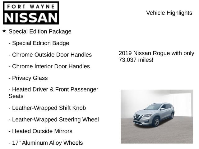 Used 2019 Nissan Rogue S w/ Special Edition Package AWD/4WD image 7