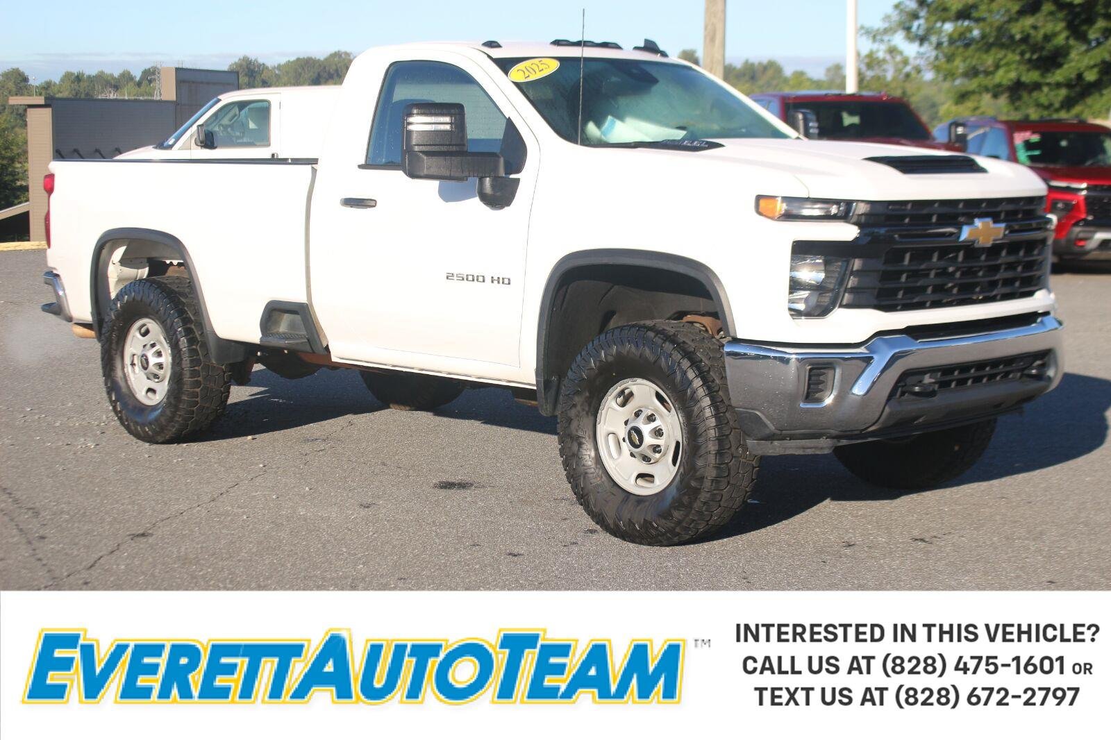 Used 2025 Chevrolet Silverado 2500 W/T w/ WT Convenience Package