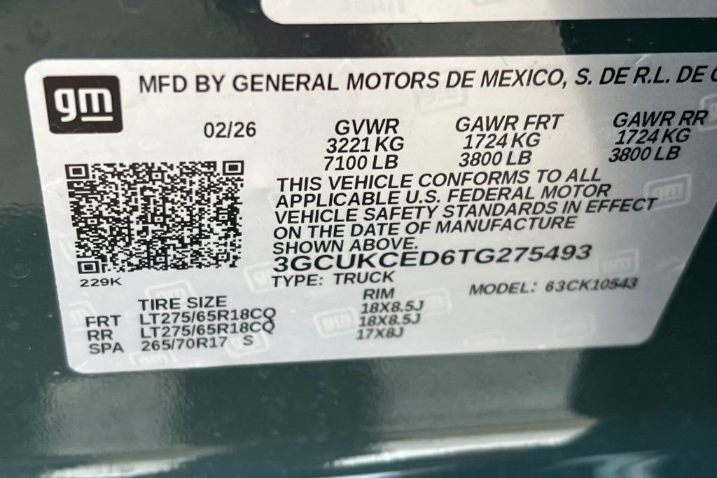 New 2026 Chevrolet Silverado 1500 Custom Trail Boss image 21