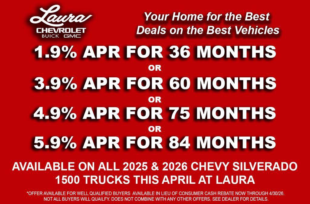 New 2026 Chevrolet Silverado 1500 RST w/ RST All Star Premium Package AWD/4WD image 4