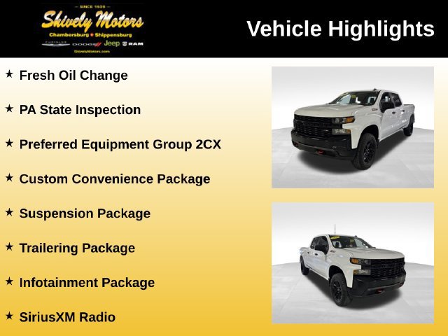 Used 2021 Chevrolet Silverado 1500 Custom Trail Boss AWD/4WD image 6