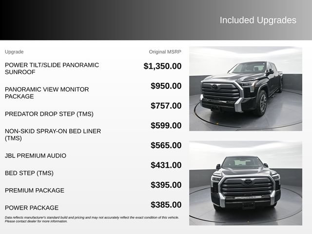 Used 2025 Toyota Tundra Limited AWD/4WD image 4