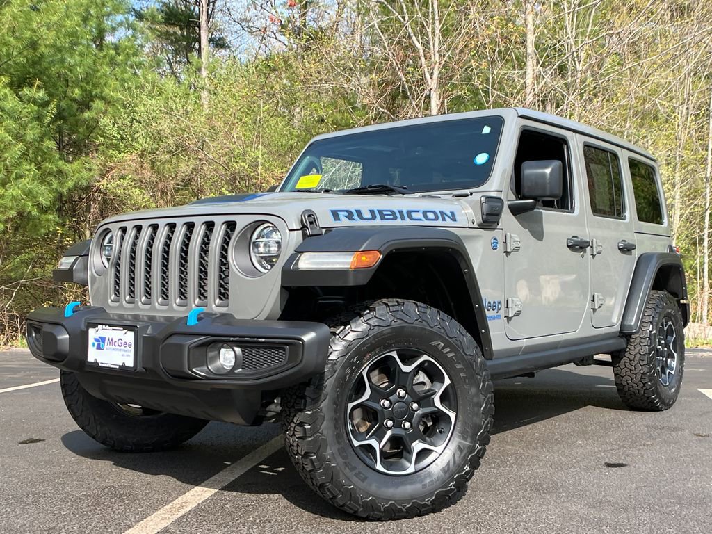 Used 2021 Jeep Wrangler Unlimited Rubicon 4xe w/ Cold Weather Group AWD/4WD image 1