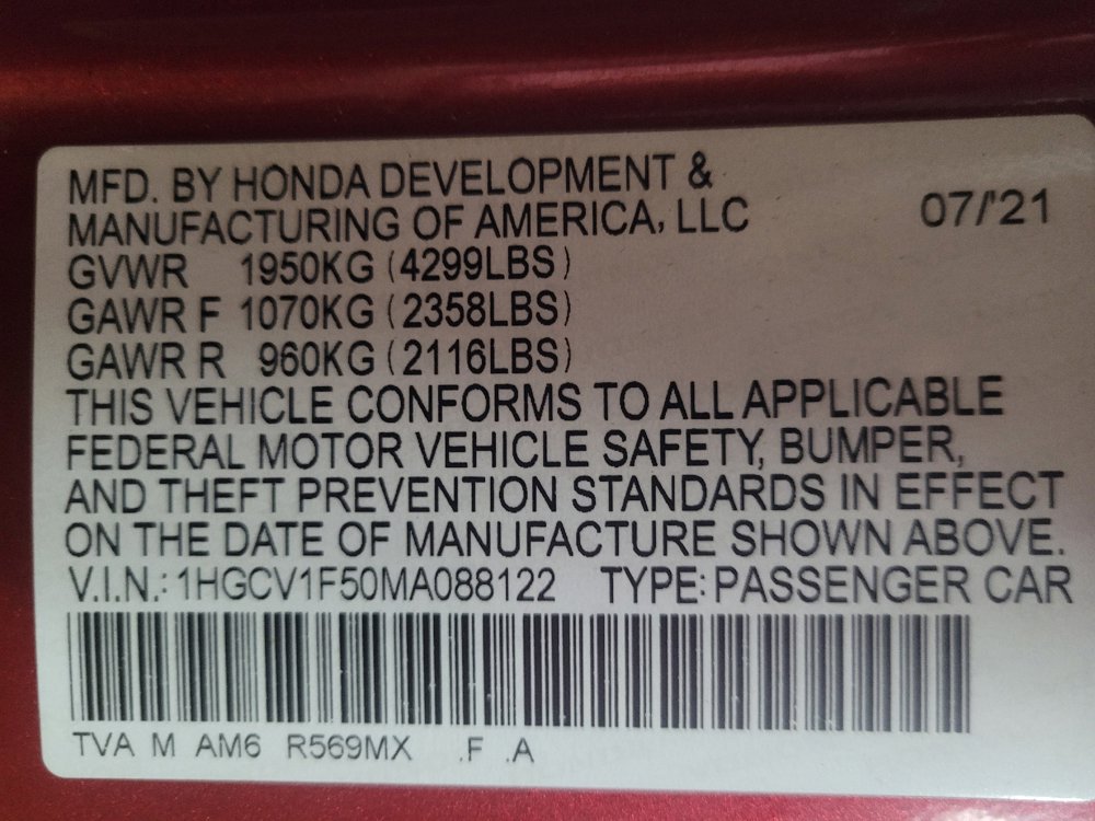 Used 2021 Honda Accord EX-L image 33