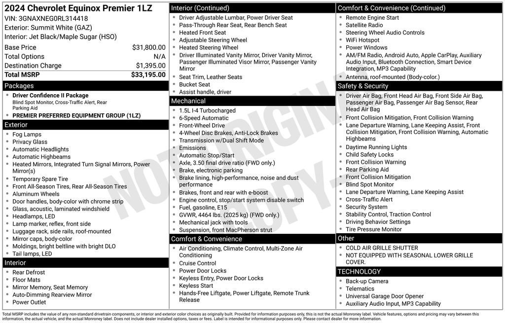 Used 2024 Chevrolet Equinox Premier FWD image 10