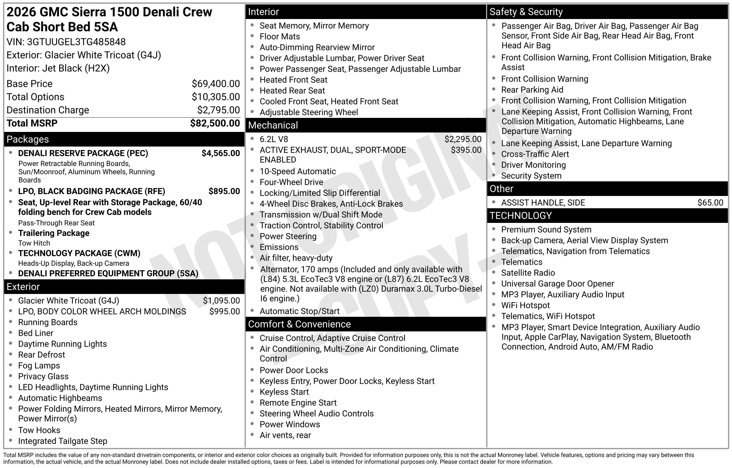 New 2026 GMC Sierra 1500 Denali w/ Denali Reserve Package AWD/4WD image 46