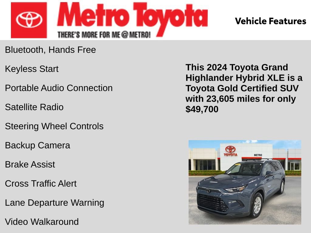 Certified 2024 Toyota Grand Highlander XLE image 16