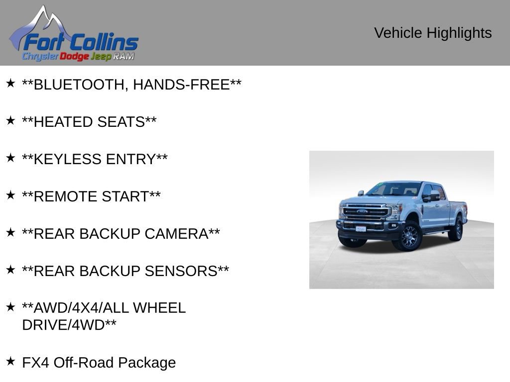 Used 2020 Ford F250 Lariat w/ Lariat Ultimate Package image 4