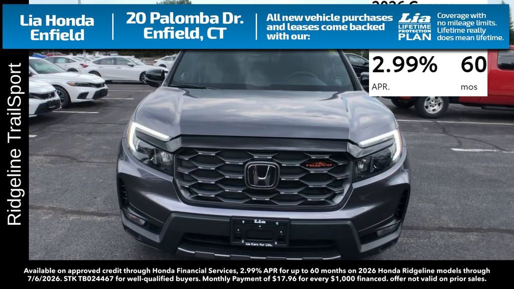 New 2026 Honda Ridgeline TrailSport image 3