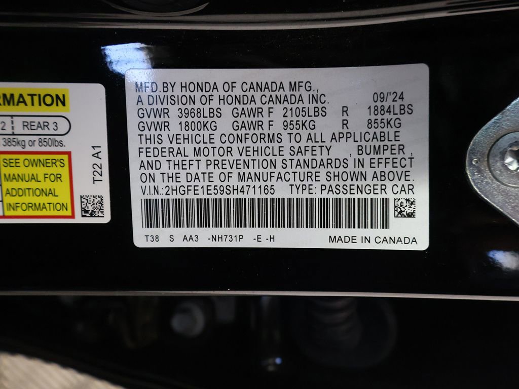 Used 2025 Honda Civic Si image 48