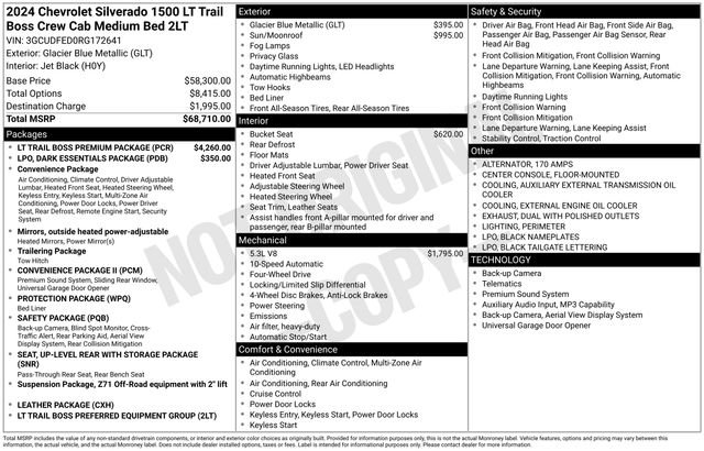 Used 2024 Chevrolet Silverado 1500 LT Trail Boss w/ LT Trail Boss Premium Package AWD/4WD image 38