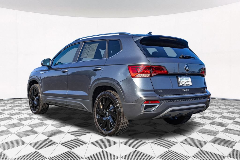 Certified 2023 Volkswagen Taos SEL w/ Black Wheel Package AWD/4WD image 8