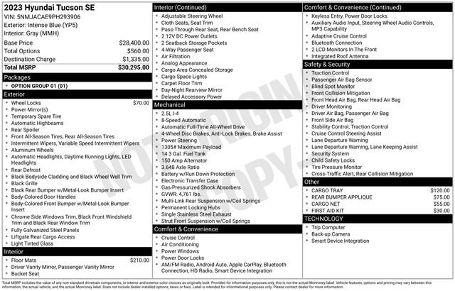 Certified 2023 Hyundai Tucson SE AWD/4WD image 10