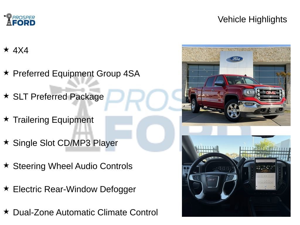 Used 2018 GMC Sierra 1500 SLT w/ SLT Preferred Package image 5