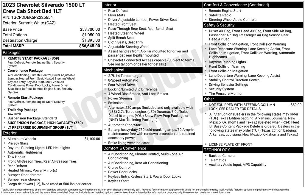 Certified 2023 Chevrolet Silverado 1500 LT AWD/4WD image 36