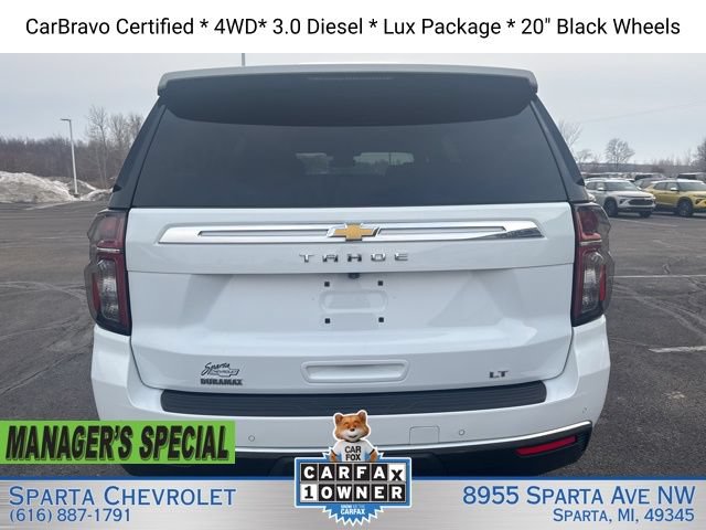 Certified 2023 Chevrolet Tahoe LT w/ Luxury Package AWD/4WD image 4