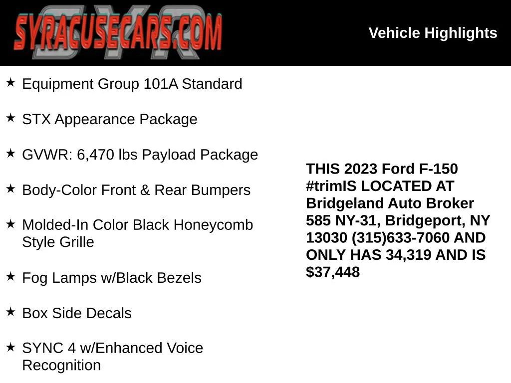 Used 2023 Ford F150 XL w/ STX Appearance Package AWD/4WD image 7