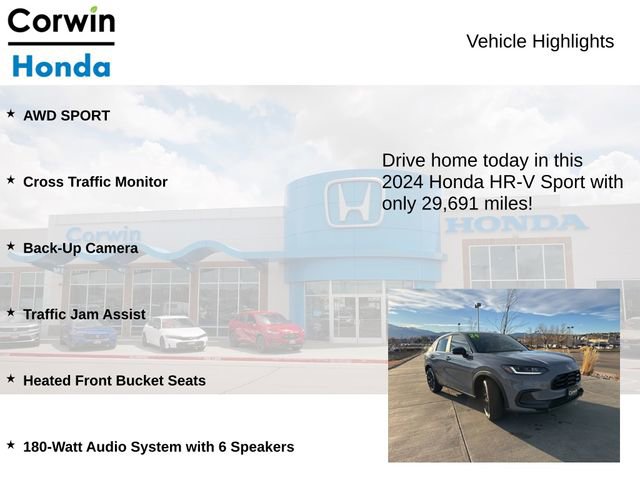 Used 2024 Honda HR-V Sport image 6