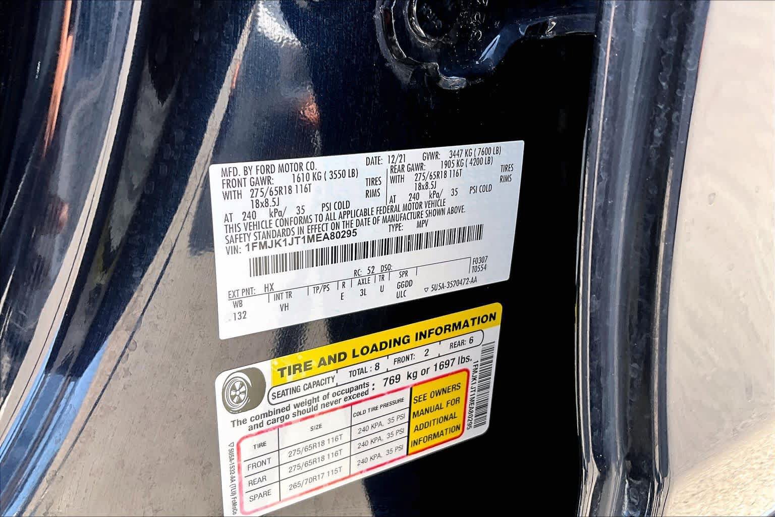 Used 2021 Ford Expedition Max XLT AWD/4WD image 34