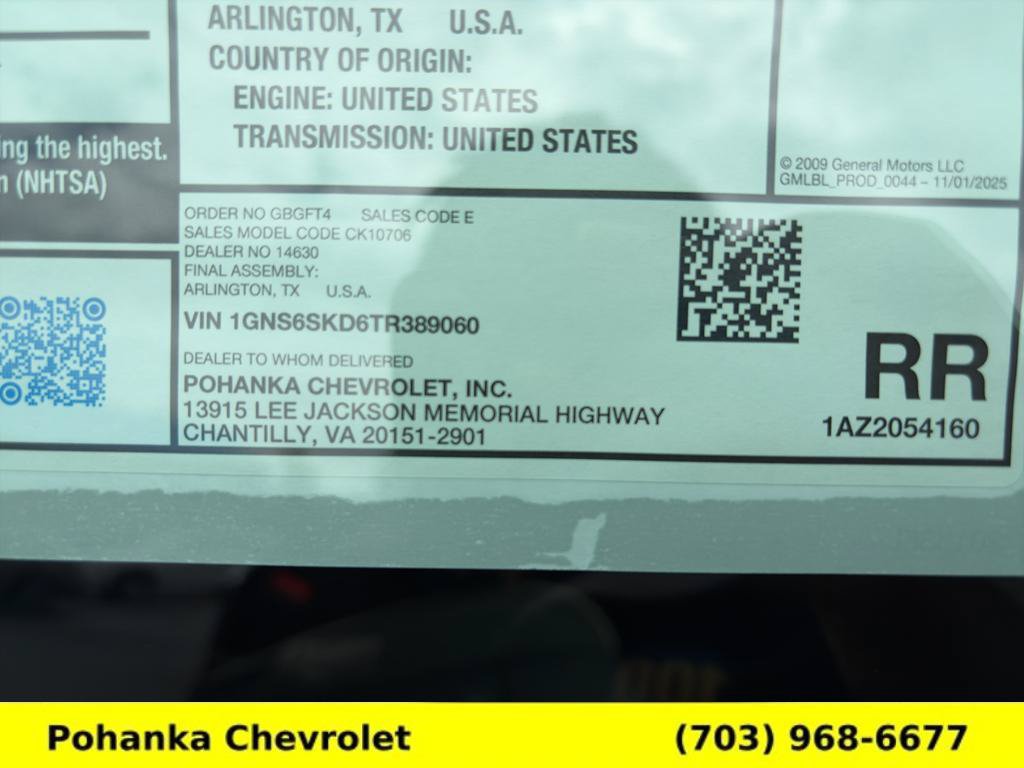 New 2026 Chevrolet Tahoe Premier w/ Sun And Tow Package AWD/4WD image 35