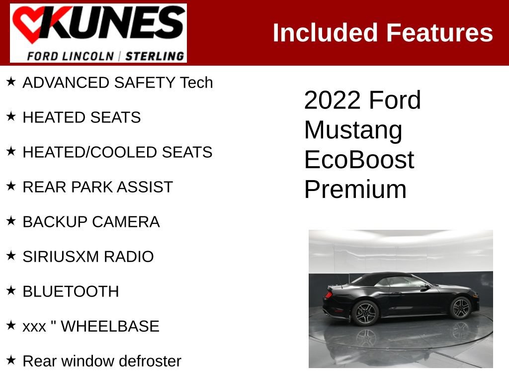 Used 2022 Ford Mustang Premium RWD image 2