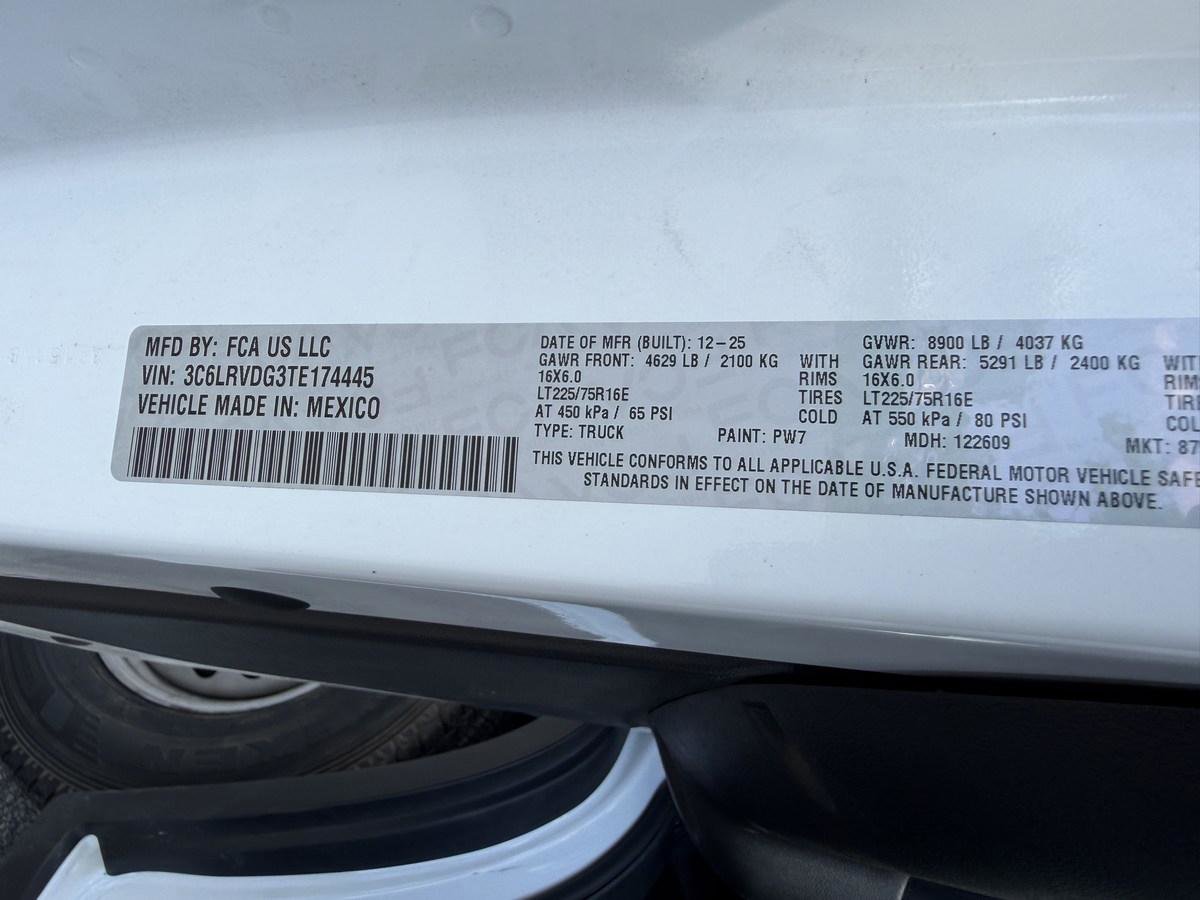Used 2026 RAM ProMaster 2500 w/ Convenience Group FWD image 17