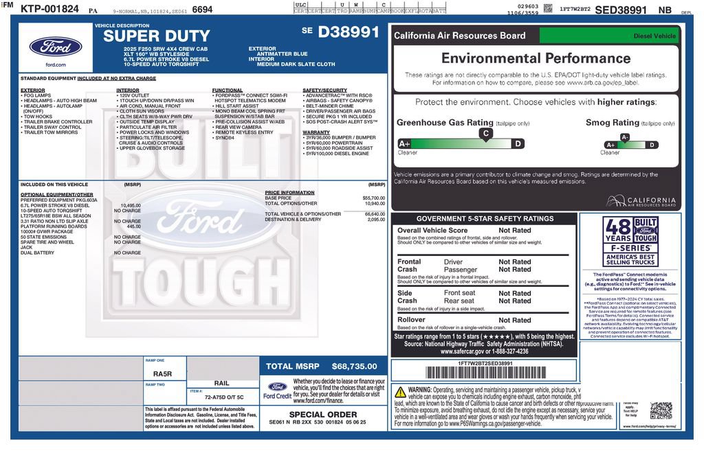 Used 2025 Ford F250 XLT AWD/4WD image 5