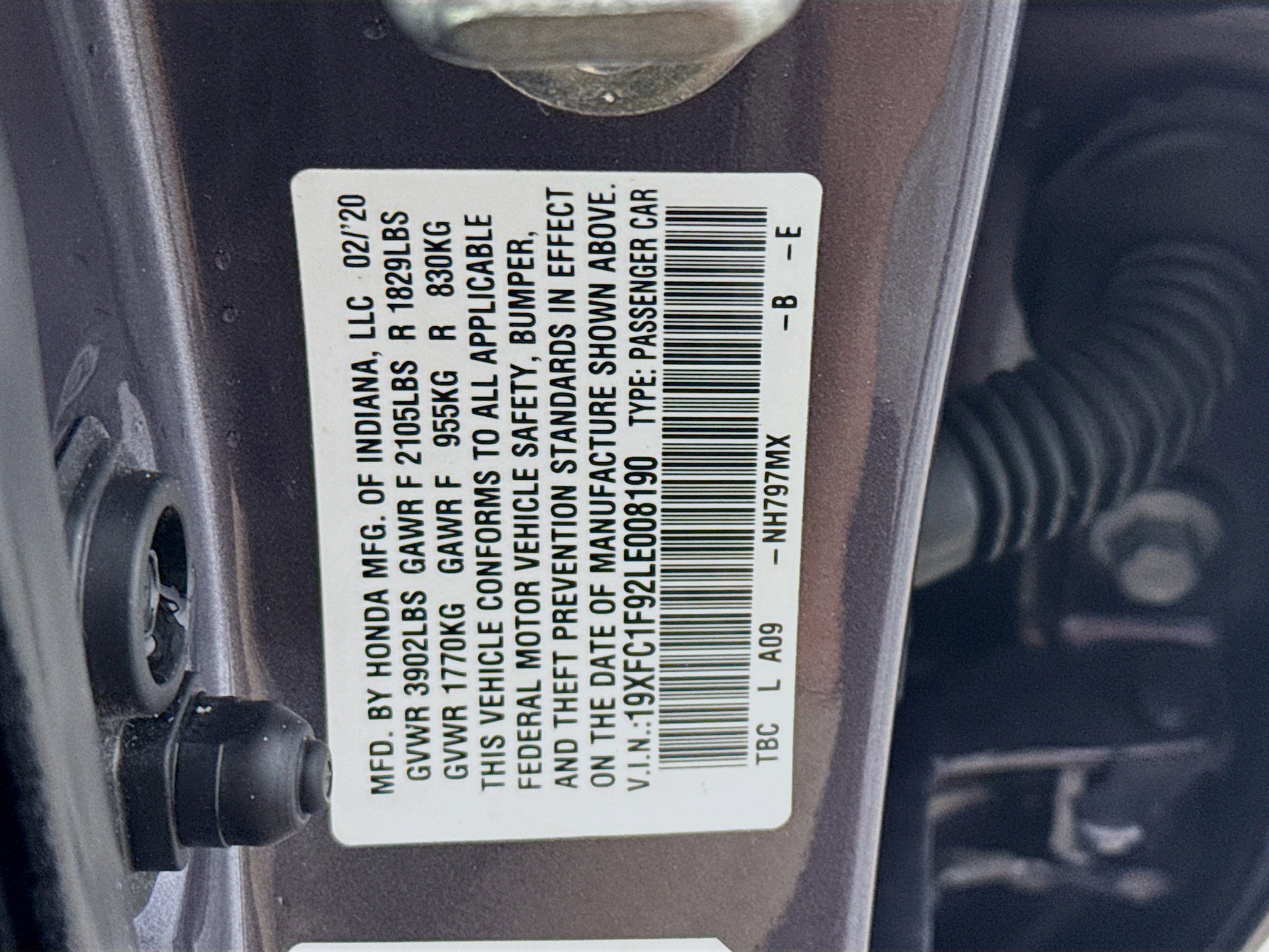 Used 2020 Honda Civic Touring image 40