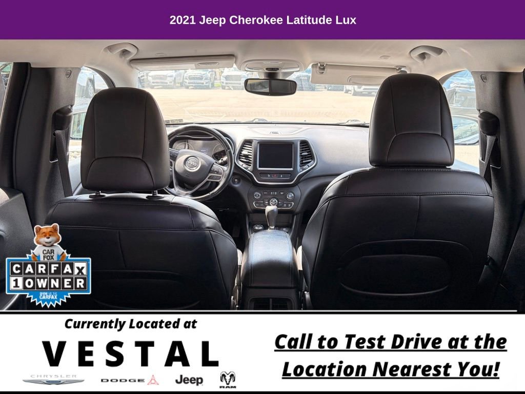 Used 2021 Jeep Cherokee Latitude Lux w/ Comfort/Convenience Group AWD/4WD image 12
