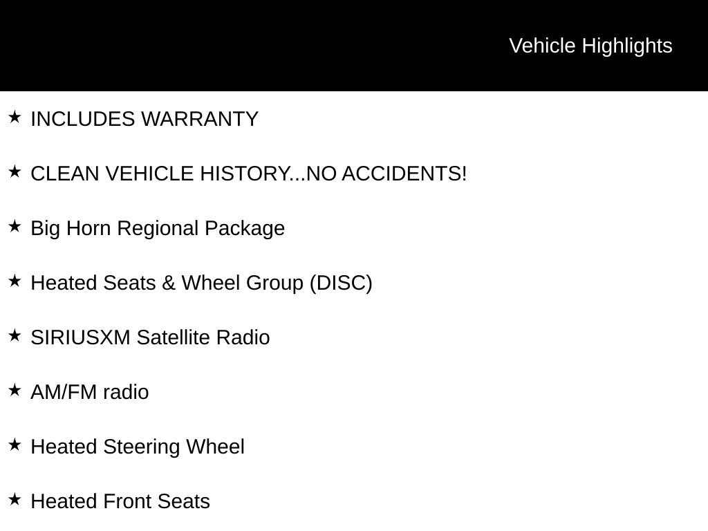 Used 2017 RAM 1500 Big Horn AWD/4WD image 10
