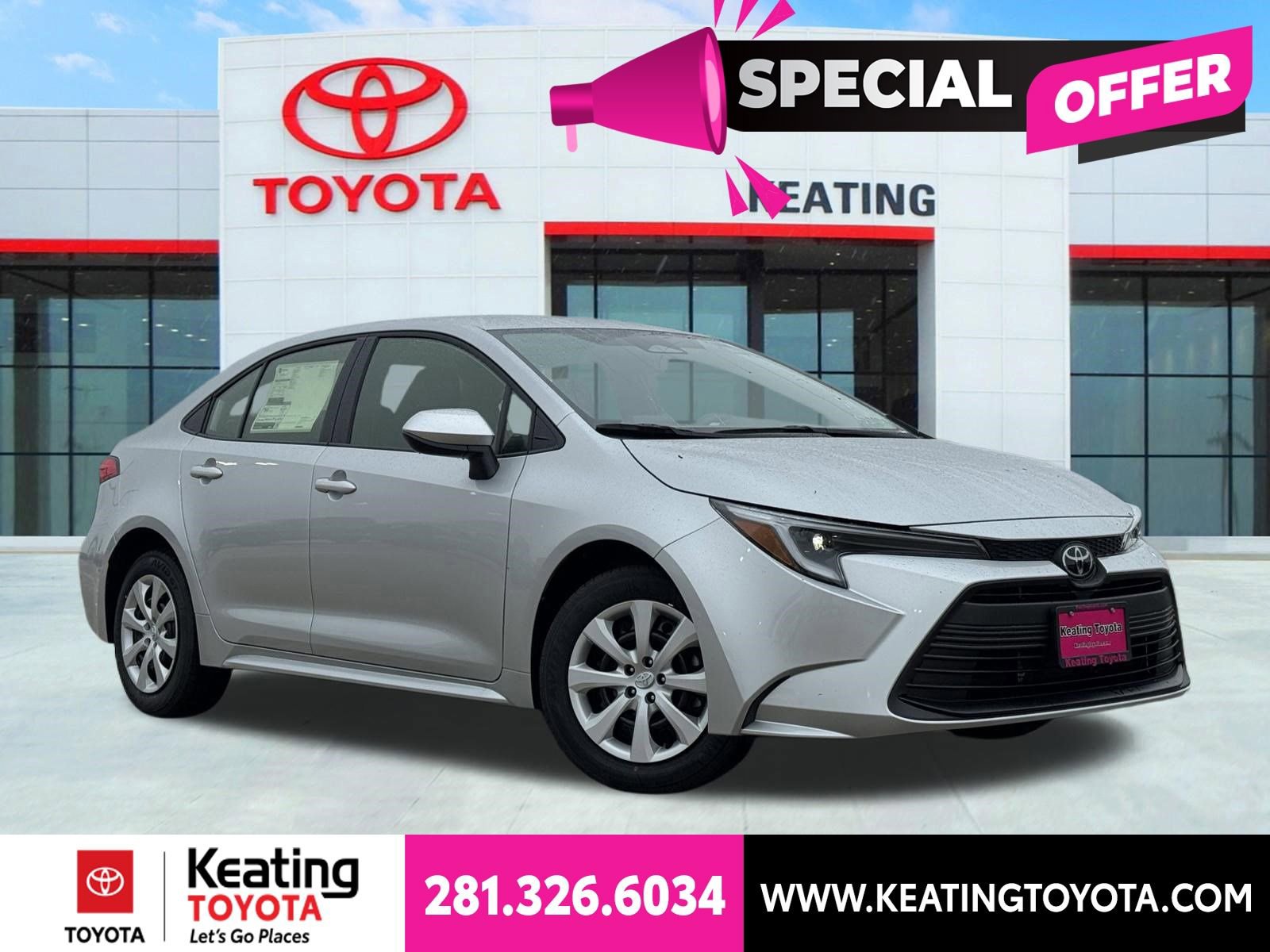 New 2026 Toyota Corolla LE FWD 360° Tour