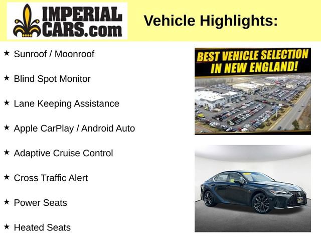 Used 2023 Lexus IS 350 F Sport w/ Memory Package image 7