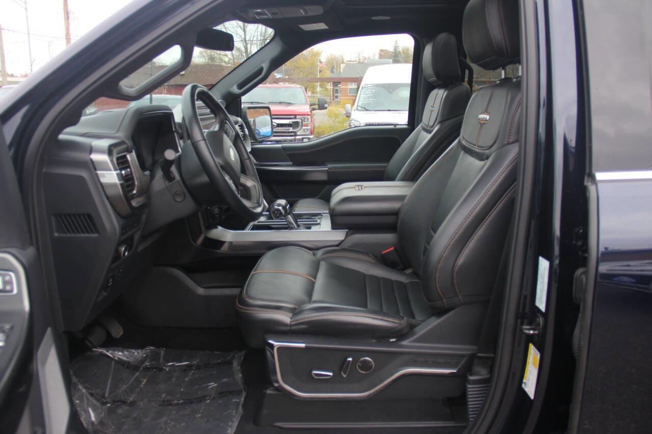 Certified 2023 Ford F150 Platinum w/ Equipment Group 701A High image 34