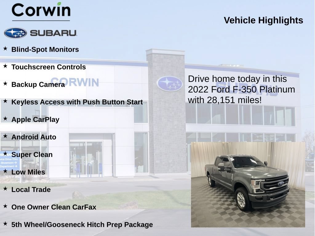 Used 2022 Ford F350 Platinum AWD/4WD image 6